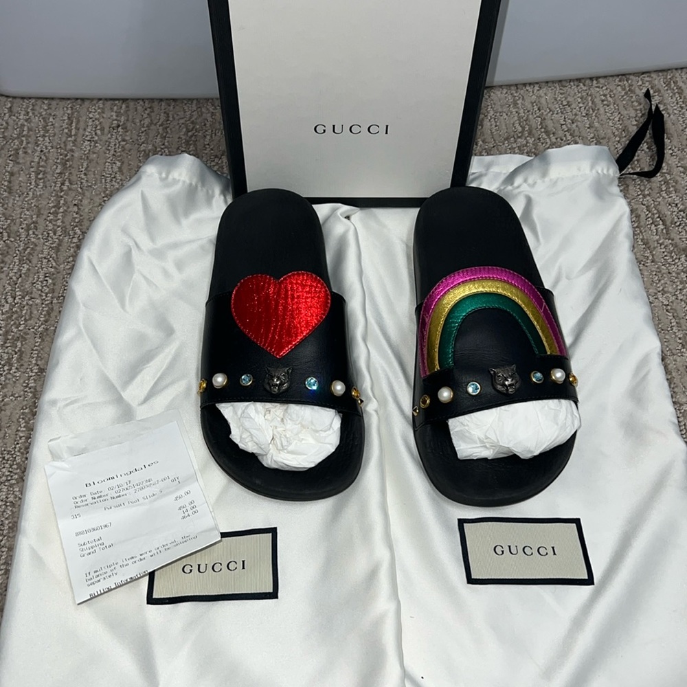 Pursuit gucci pool slide woman 7.5